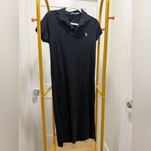 Polo by Ralph Lauren Black Polo Shirt Dress size S